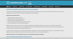 Desktop Screenshot of kasinosuomi.com
